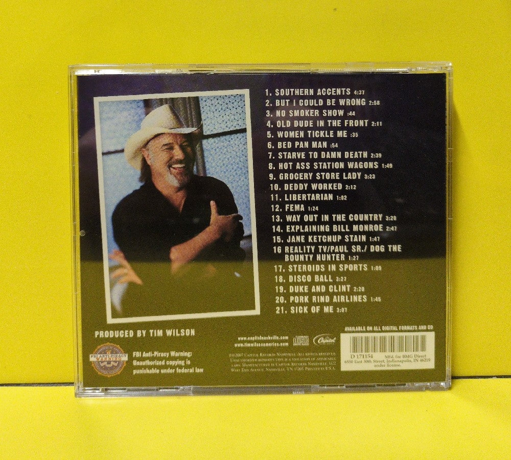 Tim Wilson - But I Could Be Wrong - 2007 - 09463-58526-2-2 - Used - EX - CDs - BMG Club Edition