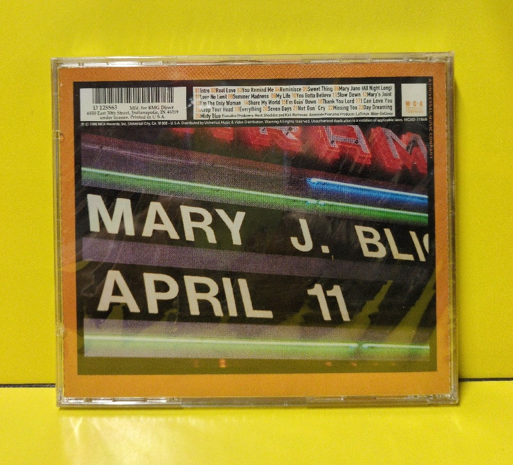 Mary J. Blige - The Tour - 1998 - MCAD-11848 - New - Sealed - CDs - BMG Club Edition