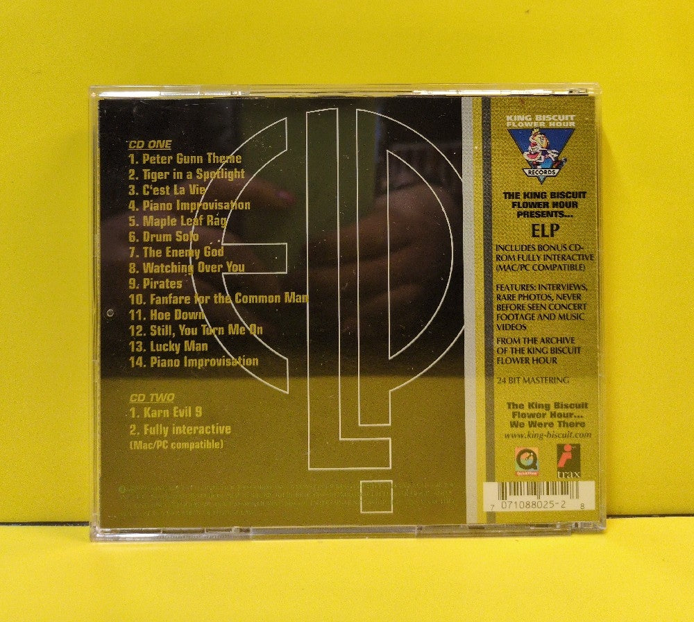Emerson, Lake & Palmer - King Biscuit Flower Hour - 1999 - 70710-88025-2 - Used - EX - CDs - 2xCD - Reissue