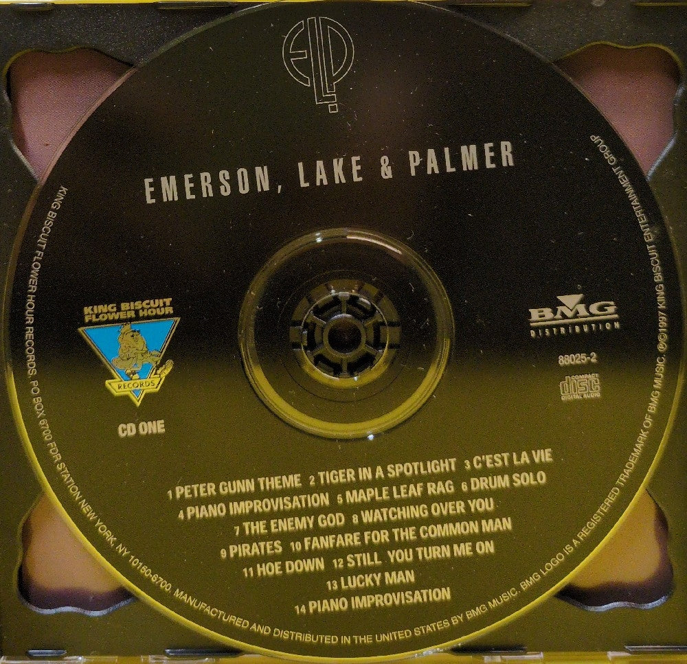 Emerson, Lake & Palmer - King Biscuit Flower Hour - 1999 - 70710-88025-2 - Used - EX - CDs - 2xCD - Reissue