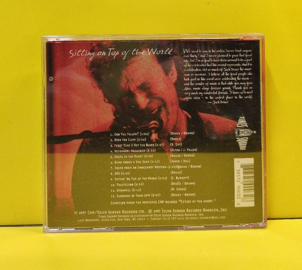 Jack Bruce - Sitting On Top Of The World (The 50th Birthday Concert) - 1997 - TSQD 9003 - Used - EX - CDs