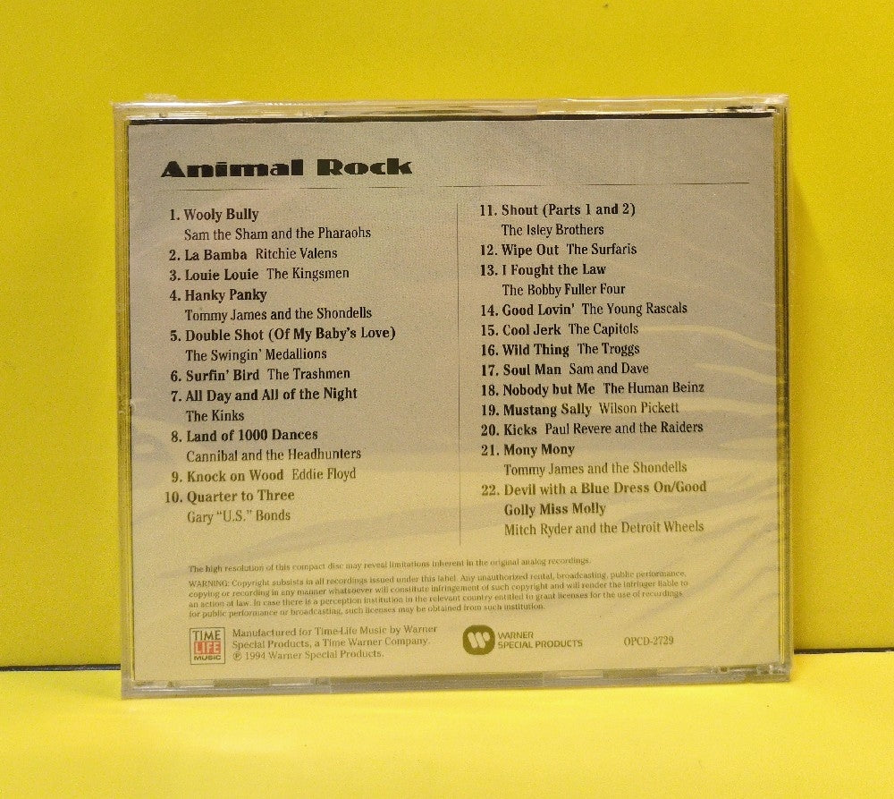 Various - Animal Rock - 1994 - OPCD-2729/R921-37 - New - Sealed - CDs
