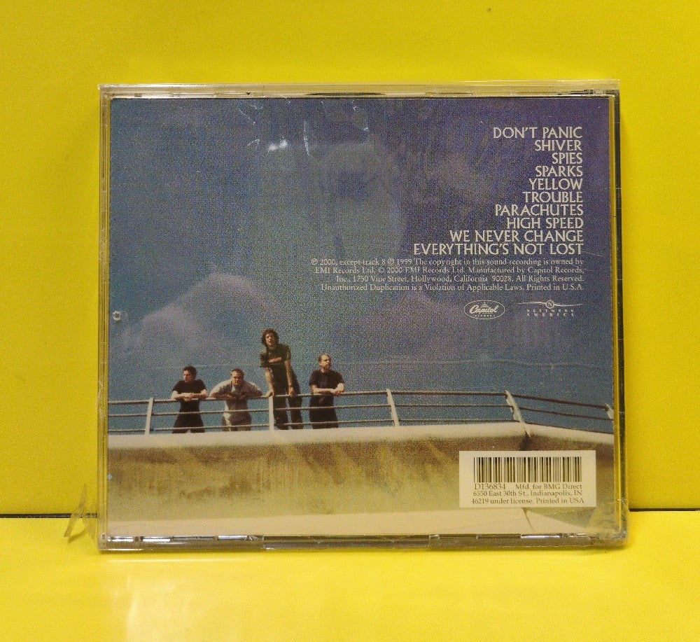 Coldplay - Parachutes - 2000 - 0 6700 30162 2 3 - New - Sealed - CDs - BMG Club Edition