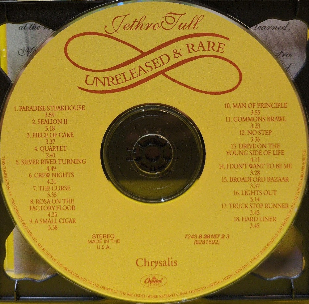 Jethro Tull - Nightcap: The Unreleased Masters 1973-1991 - 1993 - CDP 528157 - Used - EX - CDs - 2xCD