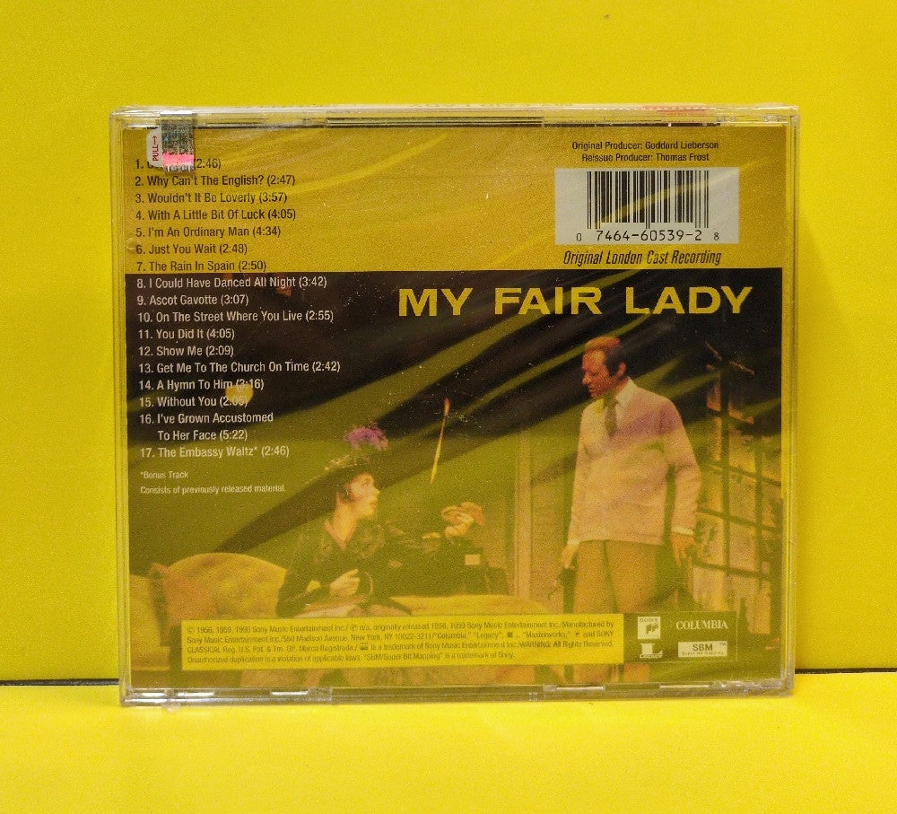 Original Cast, Rex Harrison, Julie Andrews With Stanley Holloway Book And Lyrics By Alan Jay Lerner Music By Frederick Loewe - My Fair Lady - 1998 - SK 60539 - New - Sealed - CDs - Reissue - Remastered