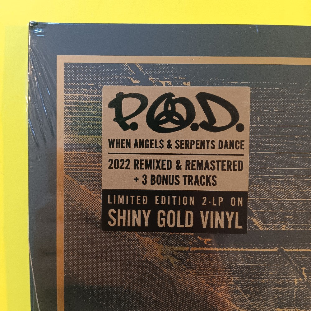 P.O.D. - When Angels & Serpents Dance GOLD 2LP - 2022 - M76741 - New - Sealed - Vinyl