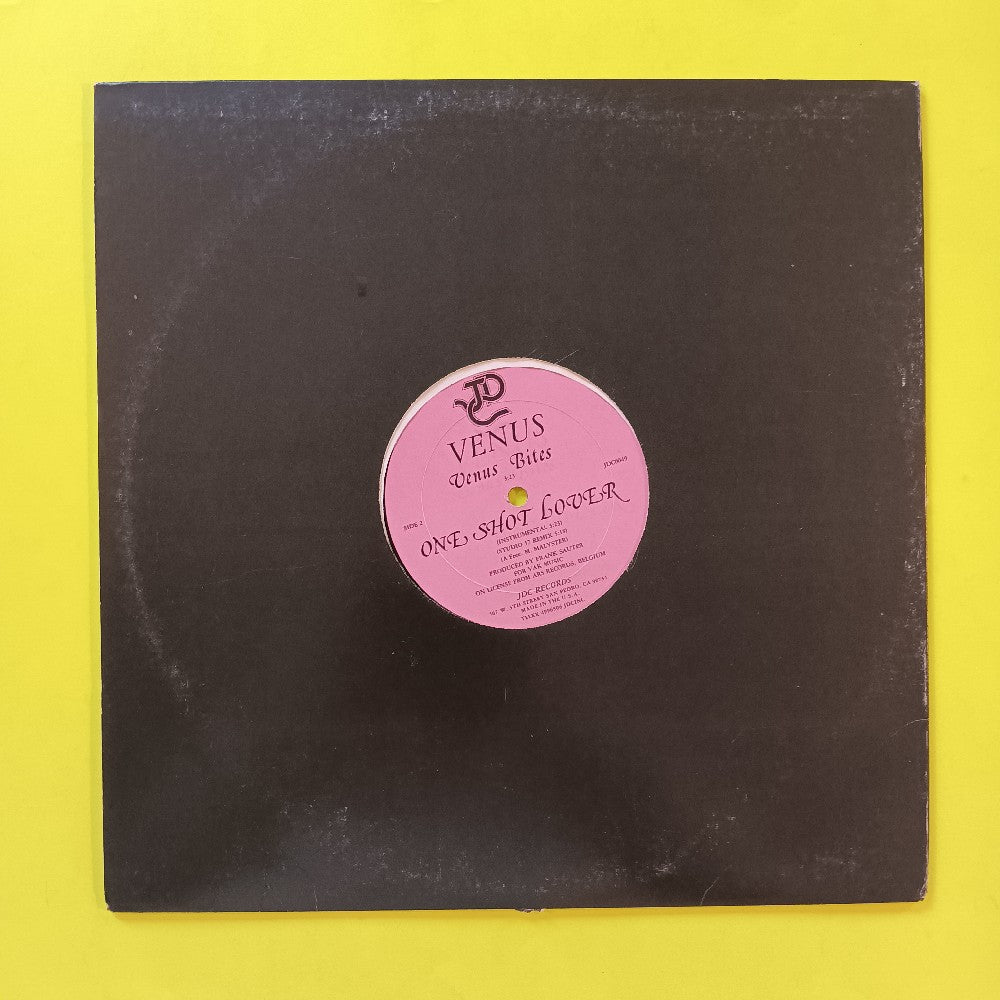 Venus - One Shot Lover 12" - 1985 - JDC0049 - Used - VG+ - Vinyl