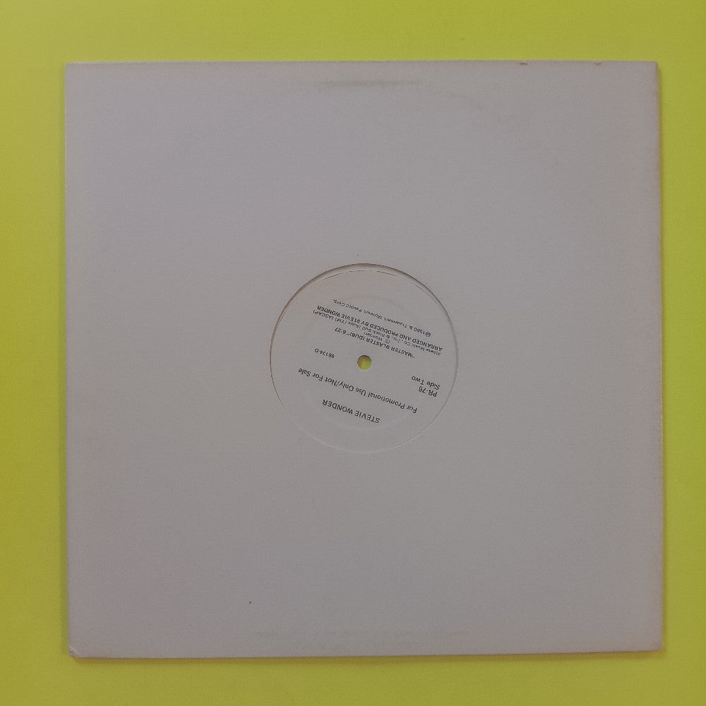 Stevie Wonder - Master Blaster 12" PROMO  - 1980 - PR-76 - Used - VG++ - Vinyl