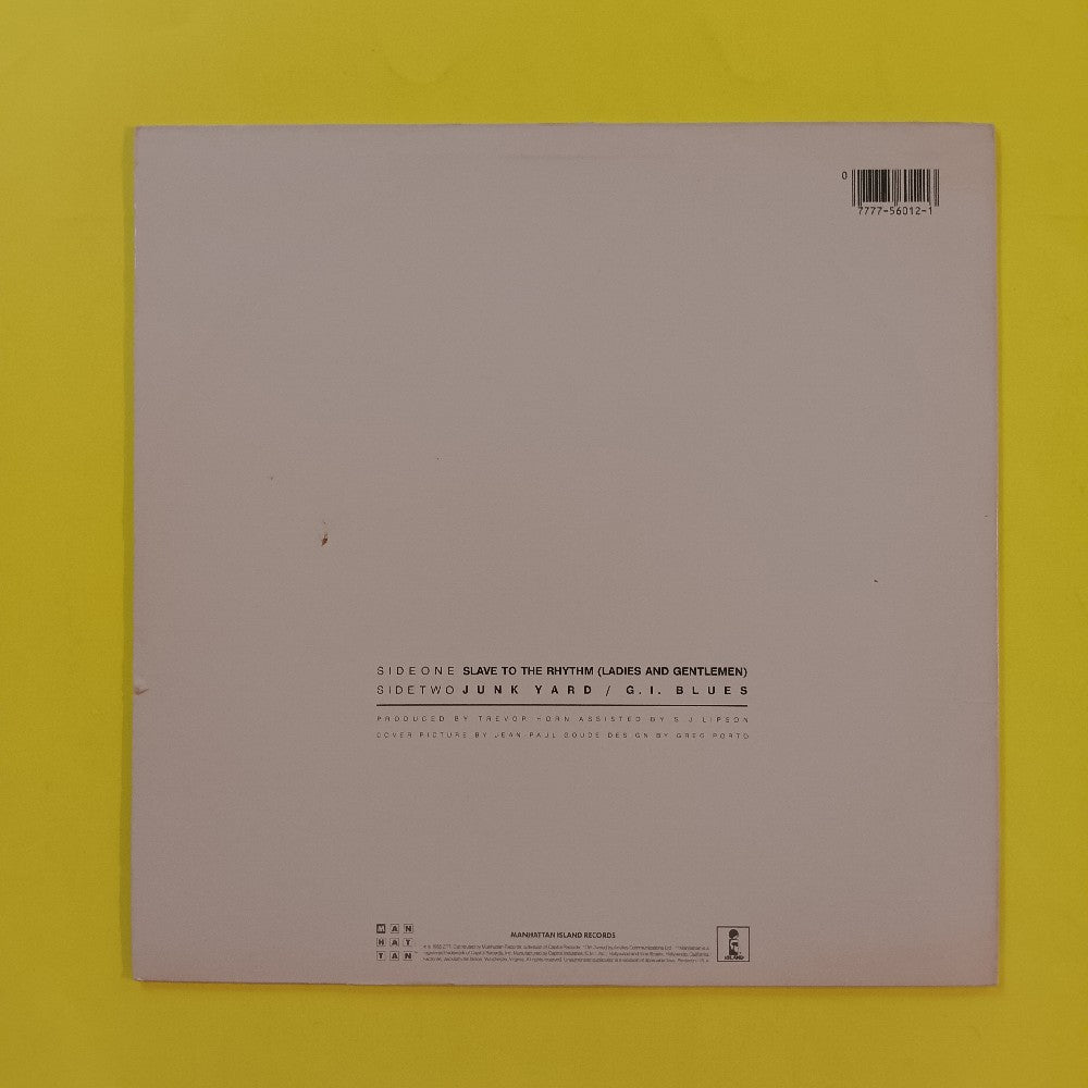 Grace Jones - Slave To The Rhythm 12" - 1985 - V 56012 - Used - EX - Vinyl