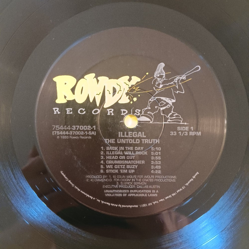 Illegal - The Untold Truth PROMO - 1993 - 75444 37002 1 - Used - EX - Vinyl
