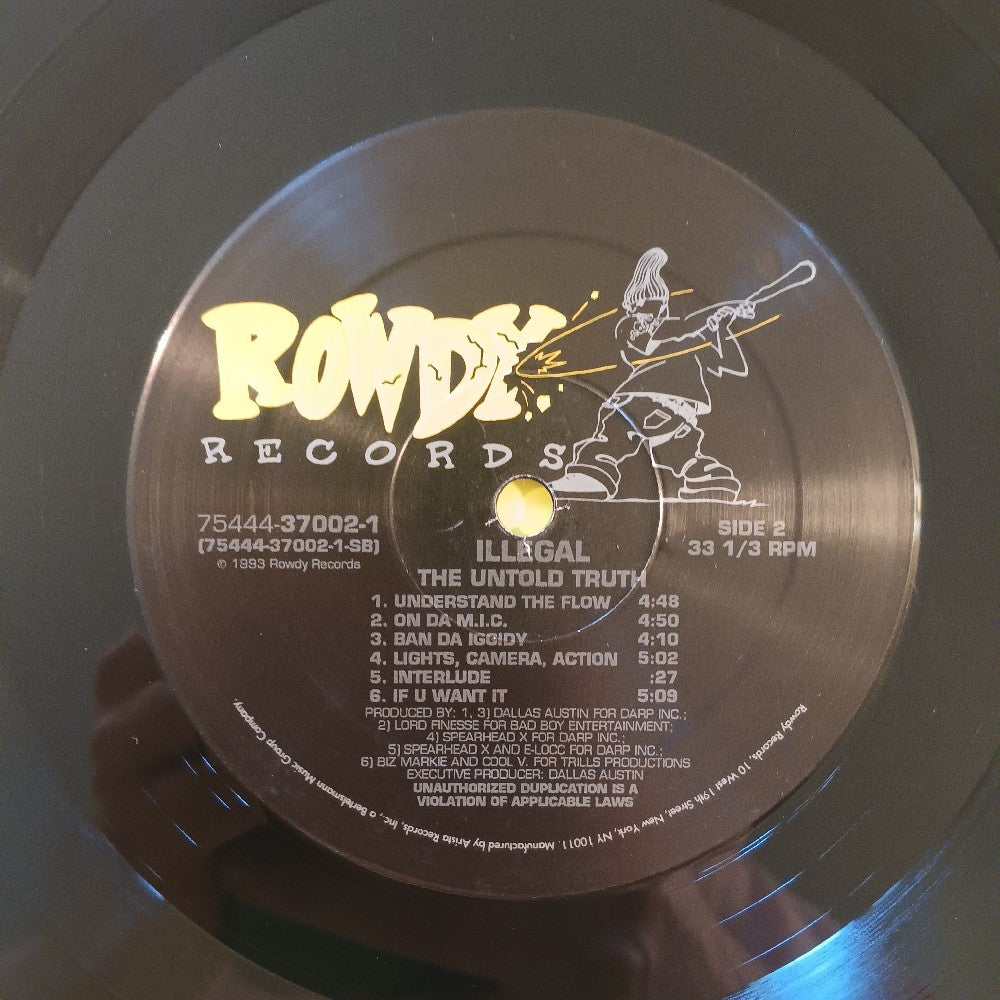 Illegal - The Untold Truth PROMO - 1993 - 75444 37002 1 - Used - EX - Vinyl