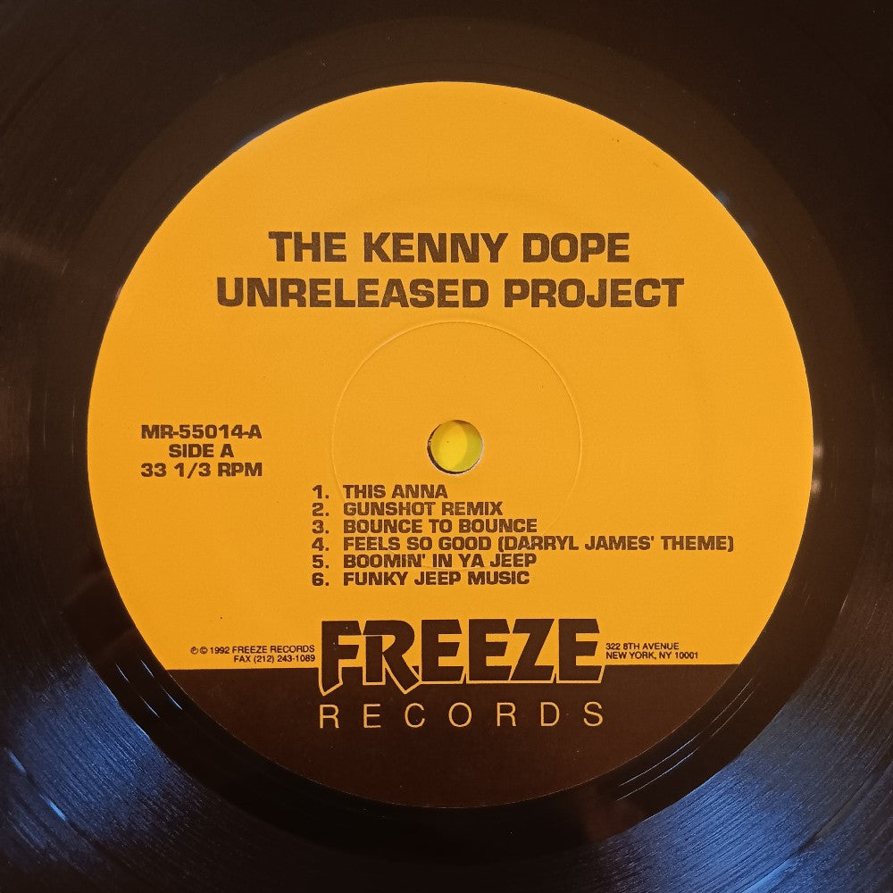 Kenny Dope - The Unreleased Project - 1993 - MRLP 55014 - Used - VG++ - Vinyl