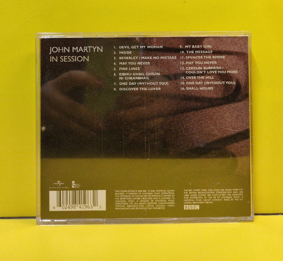 John Martyn - In Session - 2006 - 9841963 - Used - EX - CDs - UK Import