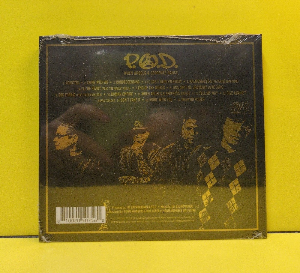 P.O.D. - When Angels & Serpents Dance - 2022 - M76742 - New - Sealed - CDs