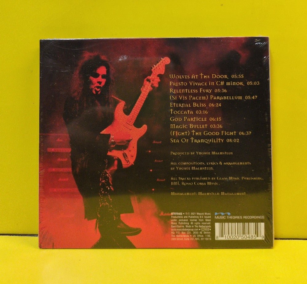 Yngwie Malmsteen - Parabellum - 2021 - MTR 7642 2 - New - Sealed - CDs - European Import