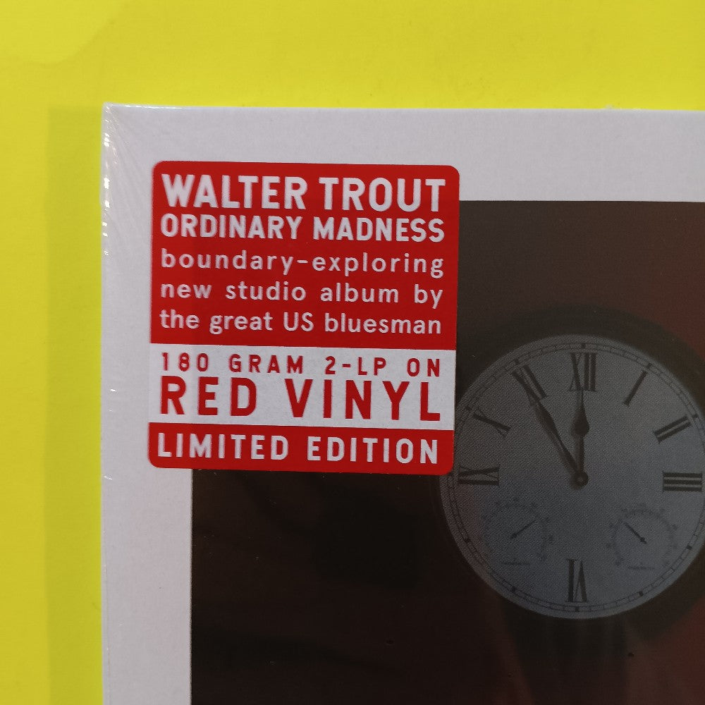 Walter Trout - Ordinary Madness RED 2LP - 2020 - PRD 75901 - New - Sealed - Vinyl