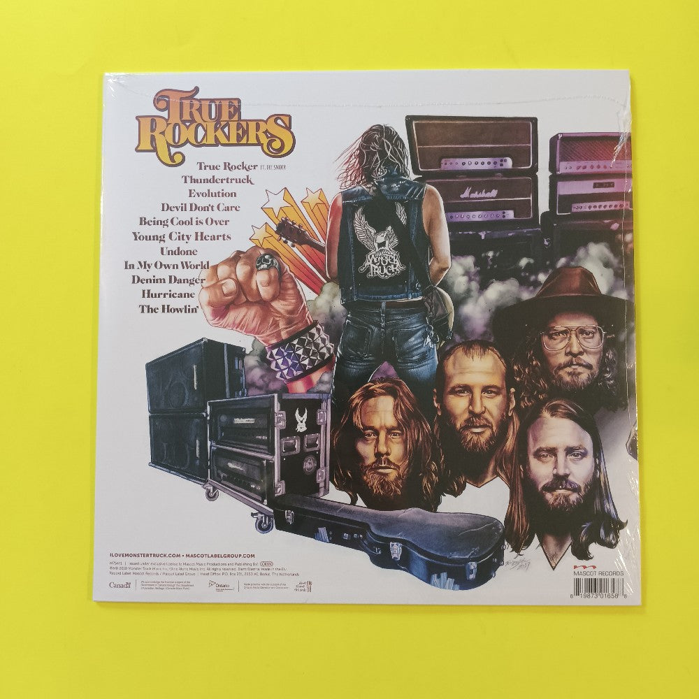 Monster Truck  - True Rockers WHITE VINYL - 2018 - M75471 - New - Sealed - Vinyl