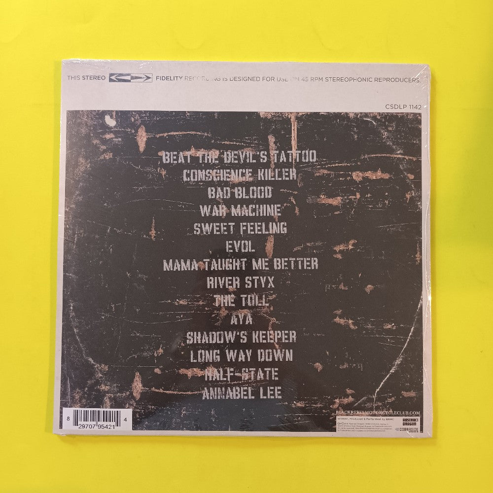Black Rebel Motorcycle Club / BRMC - Beat The Devil's Tattoo "OAKWOOD" ORANGE MARBLE  - 2010 - CSDLP 1142 - New - Sealed - Vinyl