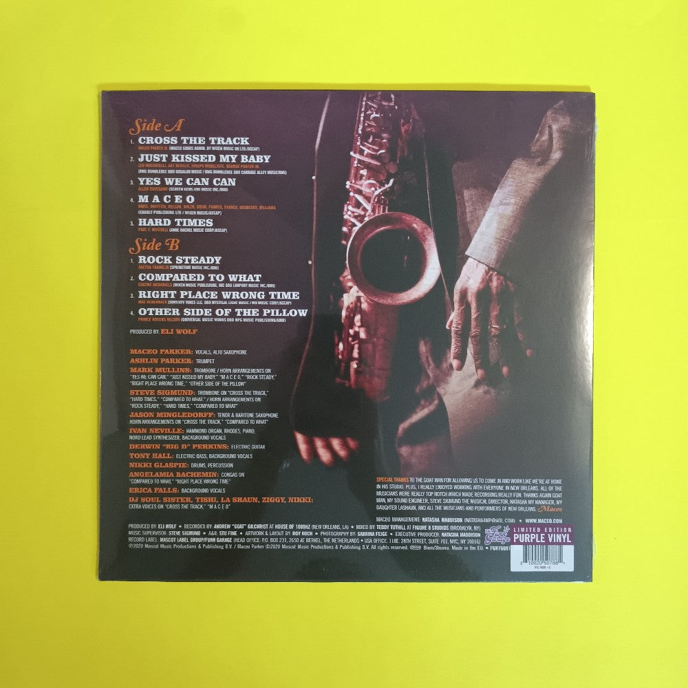 Maceo Parker - Soul Food: Cooking With Maceo PURPLE - 2020 - TFG 7609 1-2 - New - Sealed - Vinyl