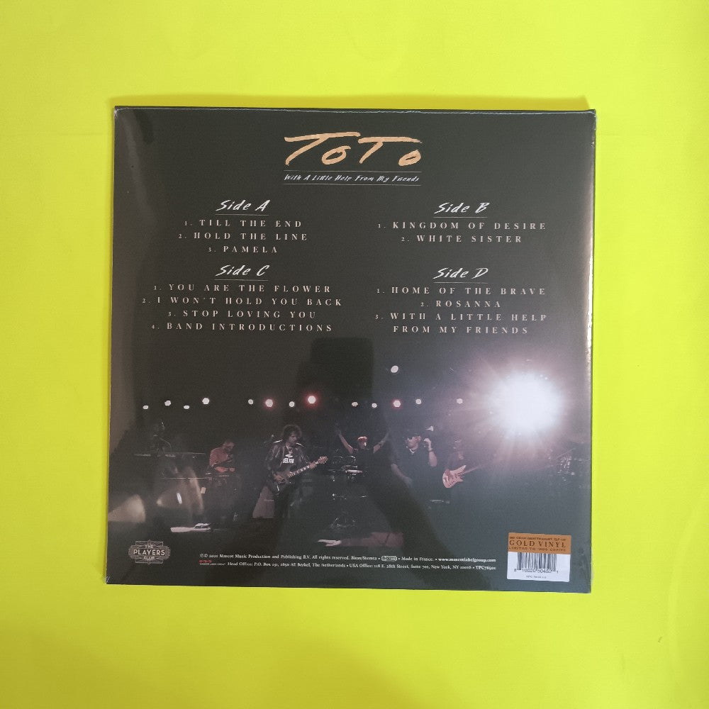Toto - With A Little Help From My Friends GOLD 2LP - 2021 - TPC76501 - New - Sealed - Vinyl