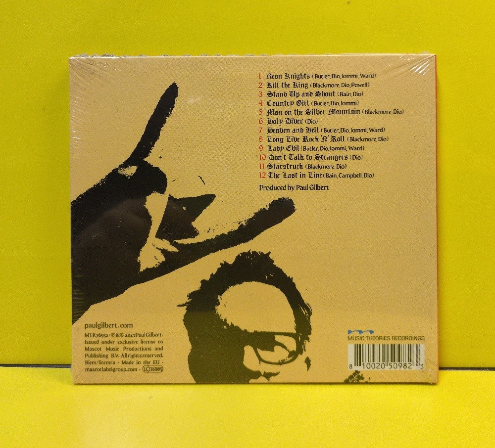 Paul Gilbert - The Dio Album - 2023 - MTR76932 - New - Sealed - CDs