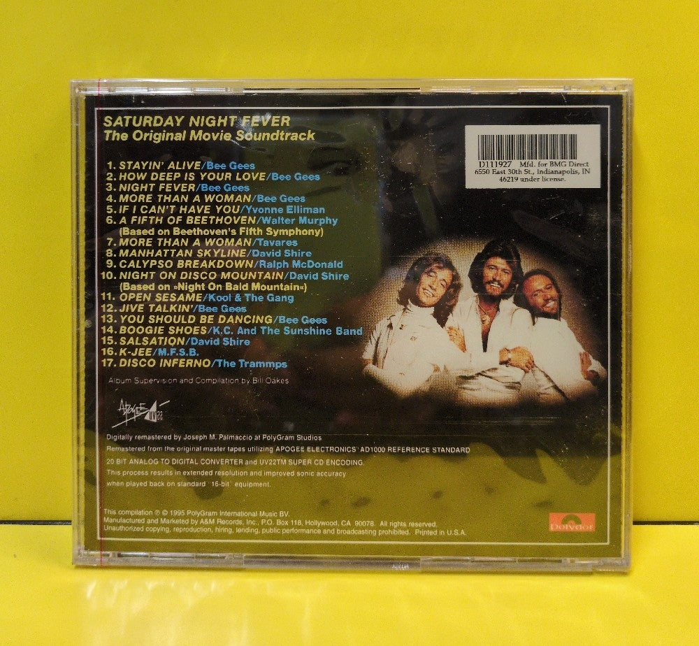 Various - Saturday Night Fever (The Original Movie Soundtrack) - 42282 5389 2 - New - Sealed - CDs - BMG Club Edition - Reissue - Remastered