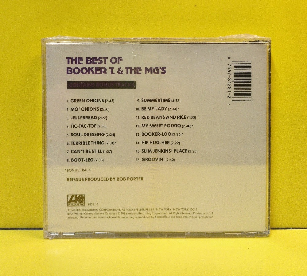 Booker T & The MG's - The Best Of Booker T & The MG's - 81281-2 - New - Sealed - CDs - Reissue