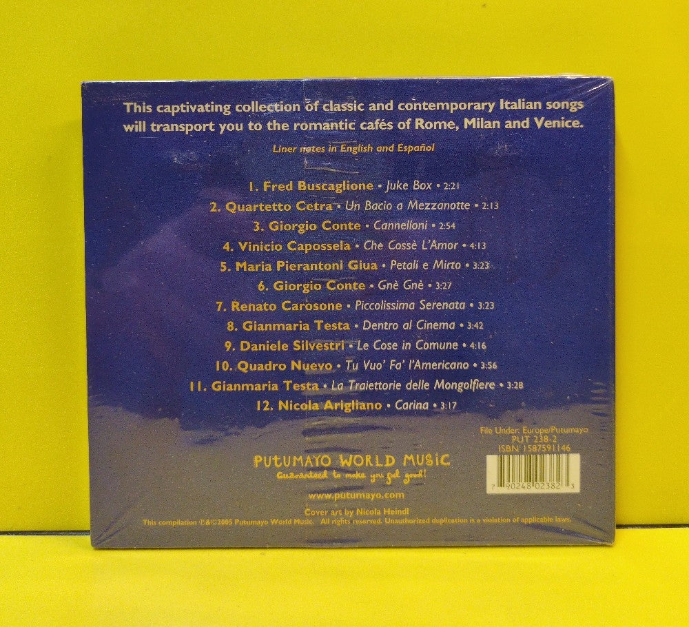 Various - Italian Café - PUT 238-2 - New - Sealed - CDs - Reissue - Digipak - European Import