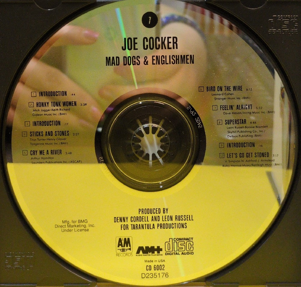 Joe Cocker - Mad Dogs & Englishmen (Music From The Original Sound Track) - D235176 - Used - EX - CDs - 2xCD - BMG Club Edition - Reissue