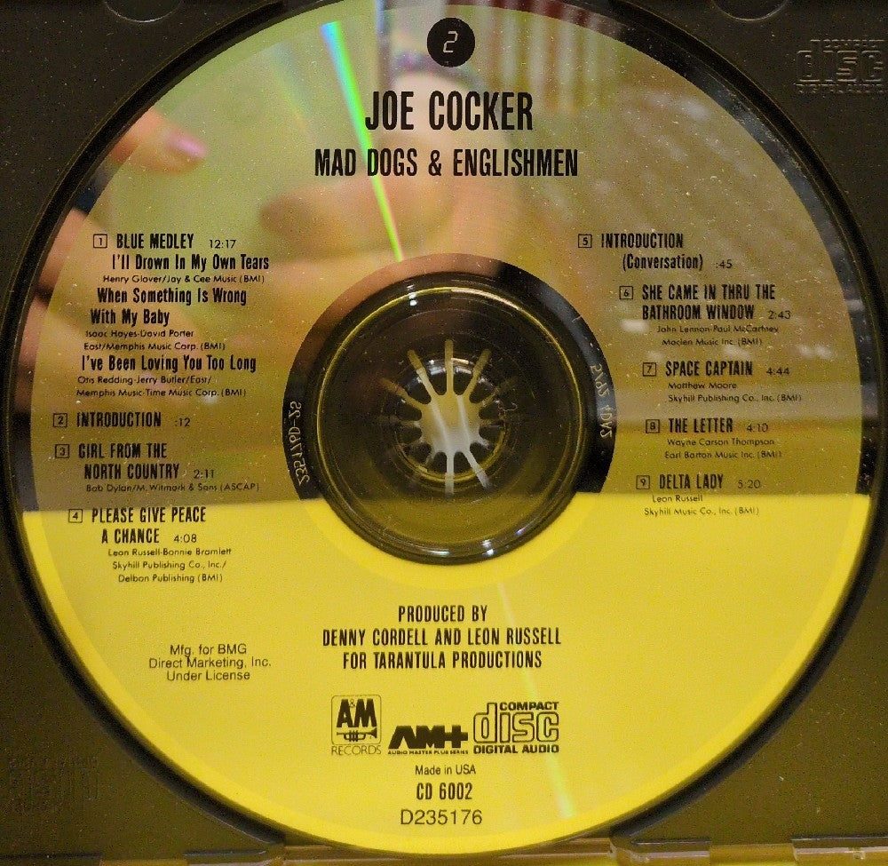 Joe Cocker - Mad Dogs & Englishmen (Music From The Original Sound Track) - D235176 - Used - EX - CDs - 2xCD - BMG Club Edition - Reissue