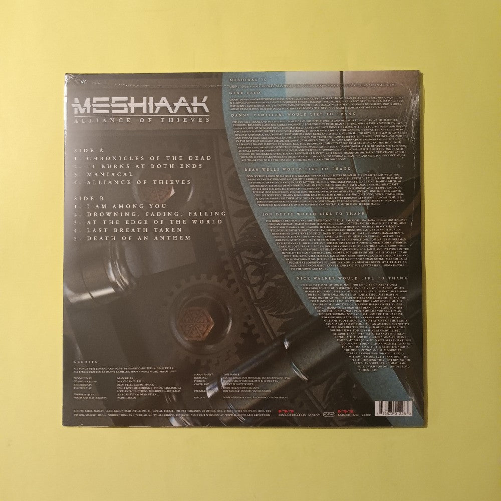 Meshiaak - Alliance Of Thieves - 2016 - M74721 - New - Sealed - Vinyl