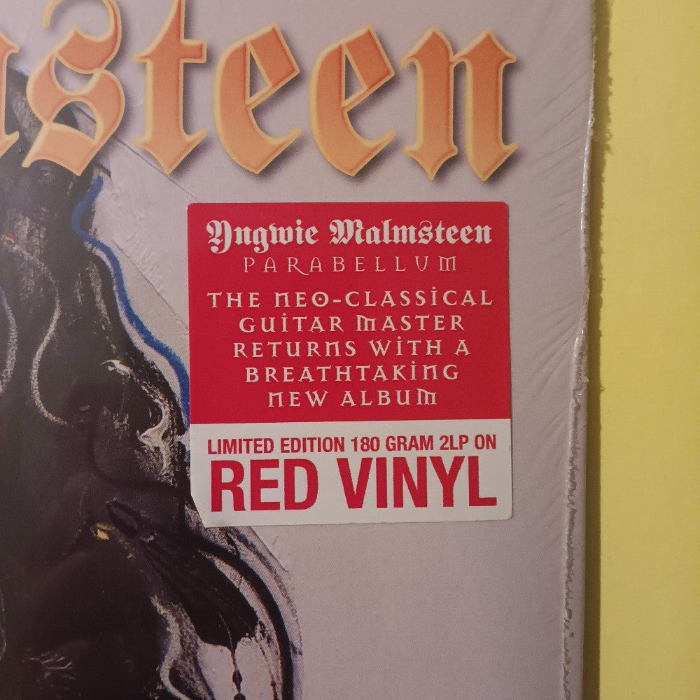 Yngwie Malmsteen - Parabellum RED VINYL - 2021 - MTR 76421 - New - Sealed - Vinyl