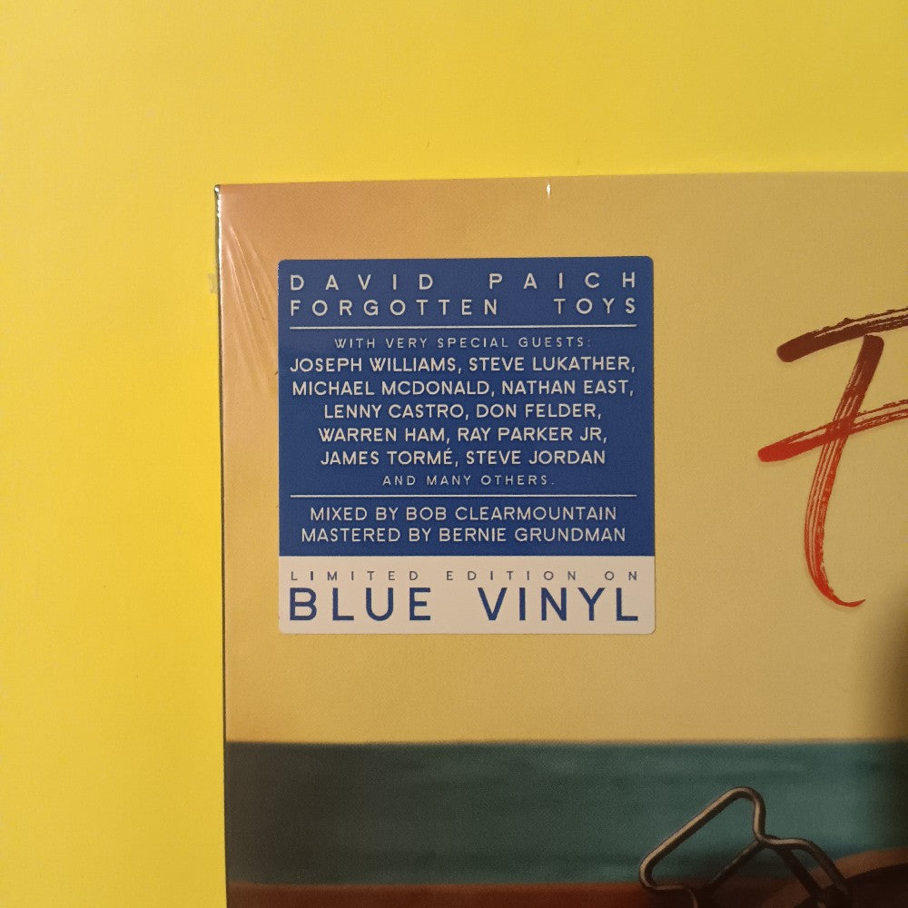 David Paich - Forgotten Toys BLUE VINYL - 2022 - TPC76791 - New - Sealed - Vinyl