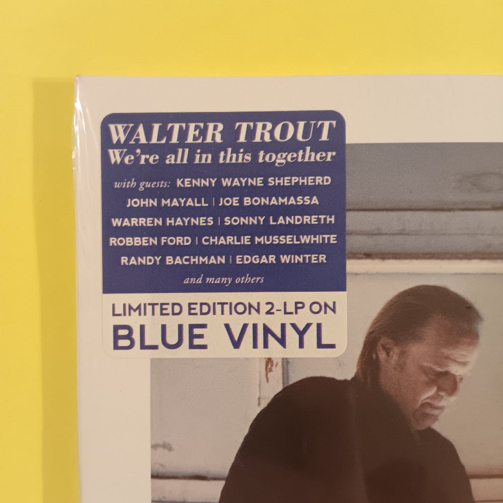 Walter Trout - We`re All In This Together BLUE VINYL - 2022 - PRD75281 - New - Sealed - Vinyl