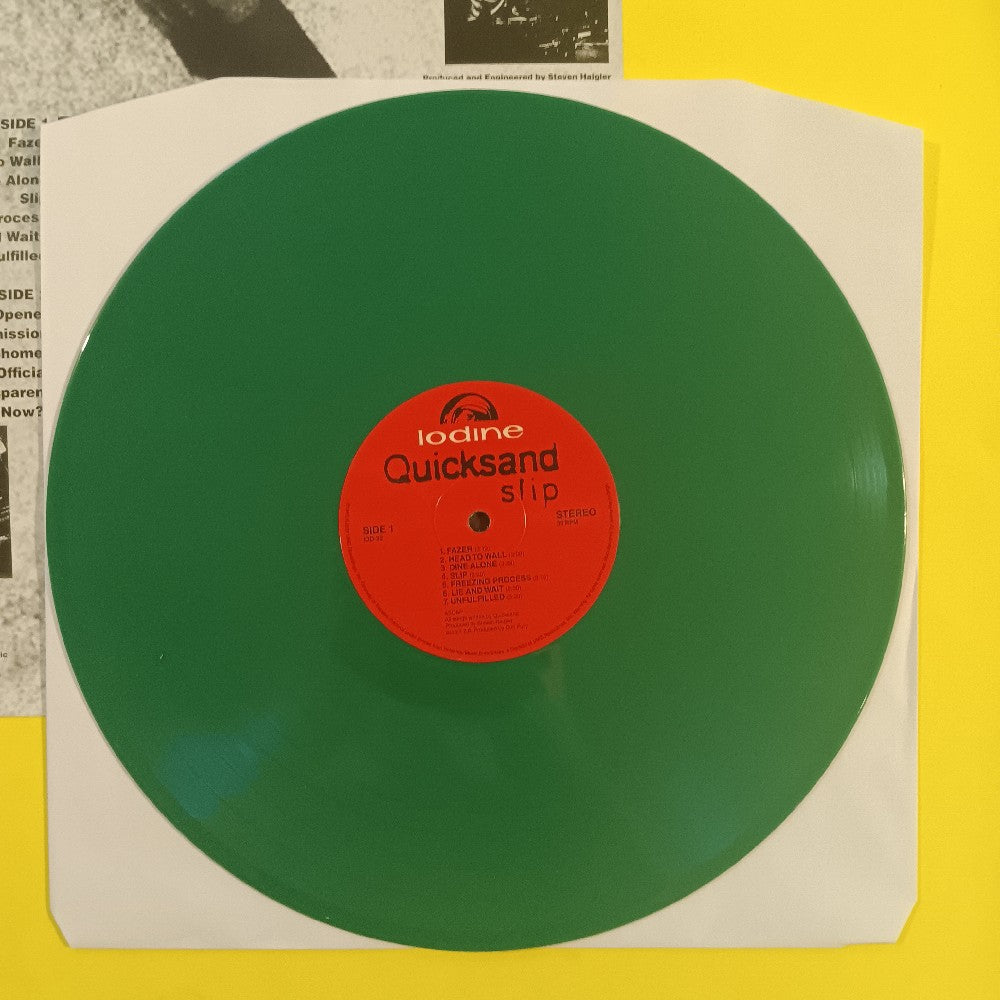Quicksand - Slip GREEN "EVERGREEN" LIMITED EDITION - 2023 - IOD-30 - New - Sealed - Vinyl