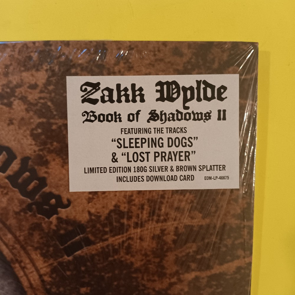 Zakk Wylde - Book Of Shadows II SILVER & BROWN SPLATTER - 2022 - EOM-LP-46675 - New - Sealed - Vinyl