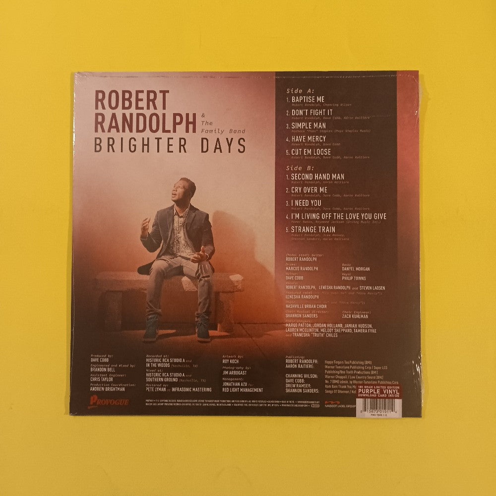 Robert Randolph & The Family Band - Brighter Days PURPLE - 2019 - PRD 7585 1 - New - Sealed - Vinyl