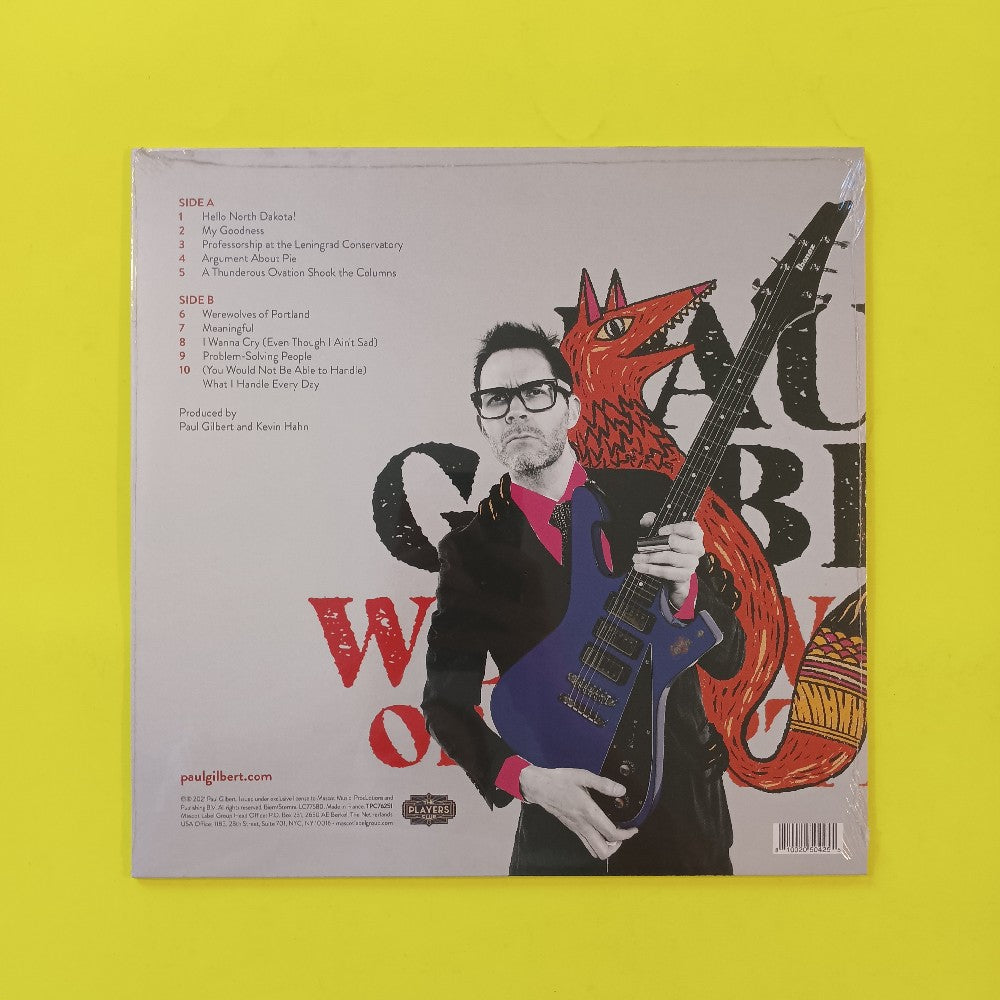 Paul Gilbert - Werewolves Of Portland RED - 2021 - TPC76251 - New - Sealed - Vinyl