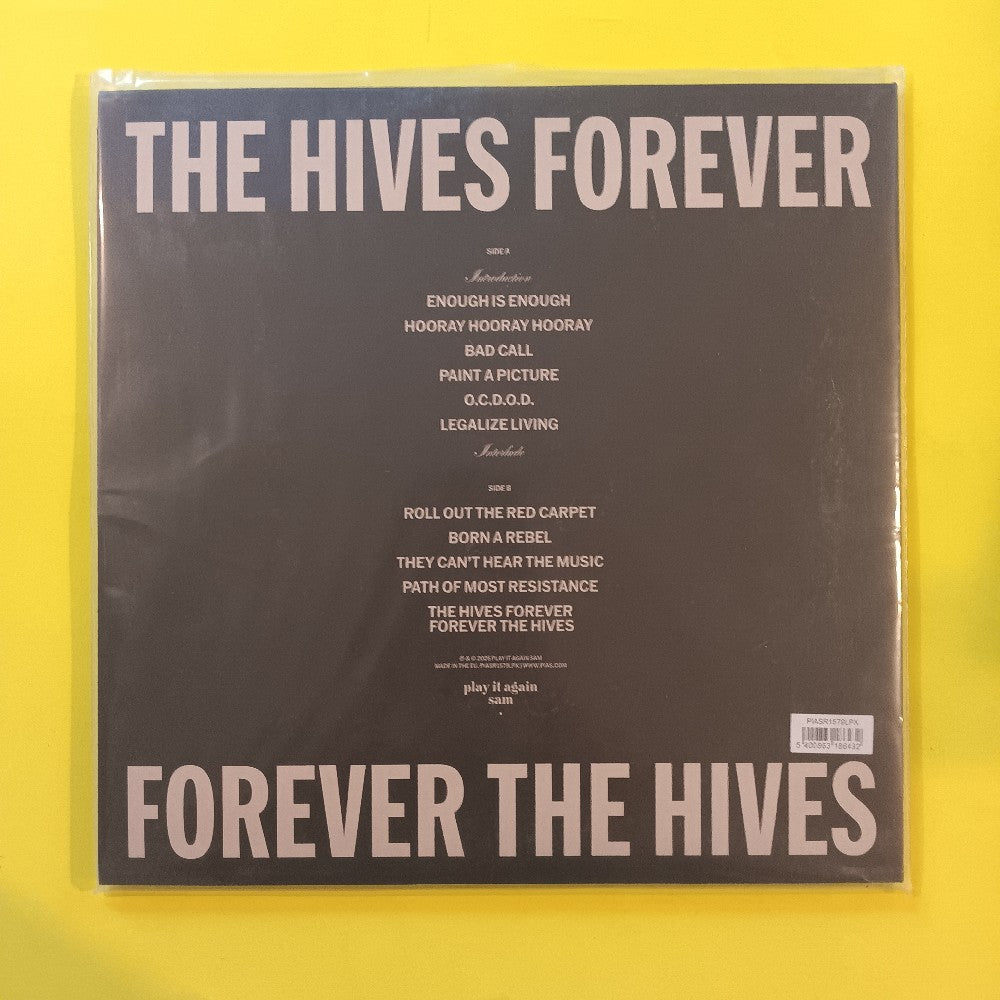 The Hives - The Hives Forever Forever The Hives SIGNED WHITE SPLATTER - 2025 - PIASR1579LPX - New - NM - Vinyl