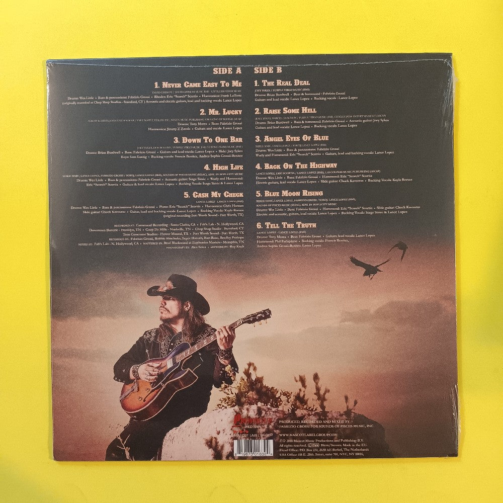 Lance Lopez - Tell The Truth - 2018 - PRD75491 - New - Sealed - Vinyl