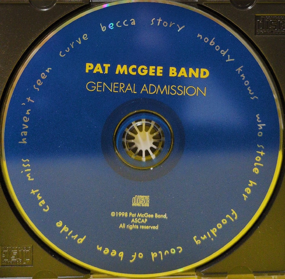 Pat McGee Band - General Admission - 1998 - PMBGA6804 - Used - EX - CDs