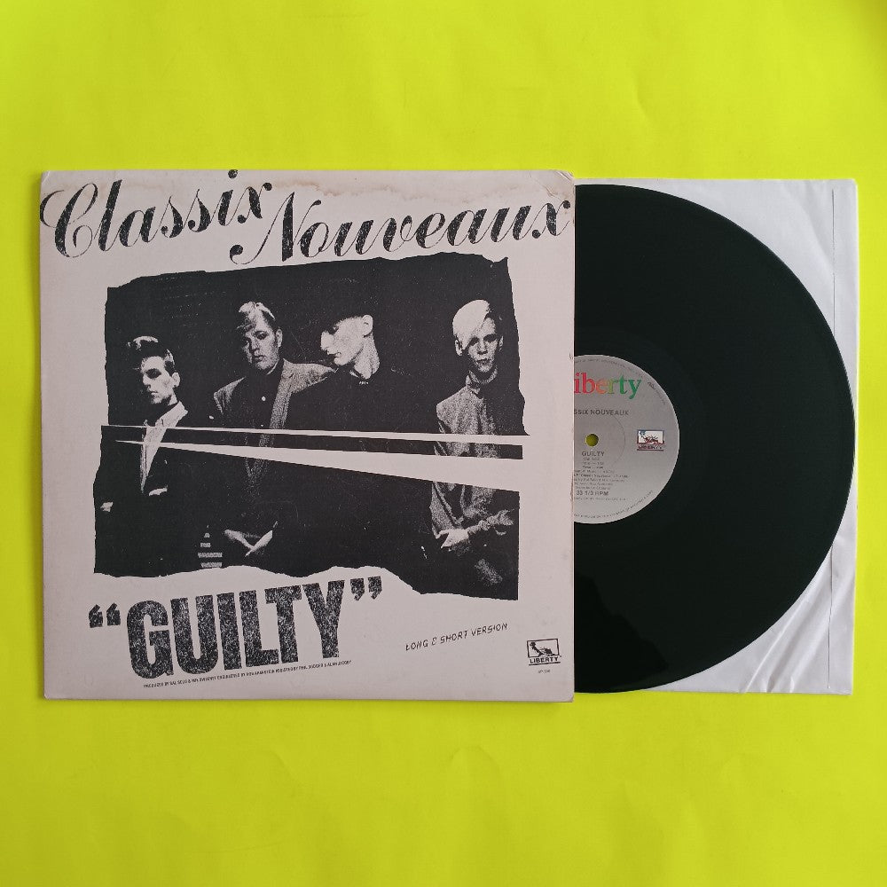 Classix Nouveaux - Guilty 12" - 1981 - SP-208 - Used - VG++ - Vinyl