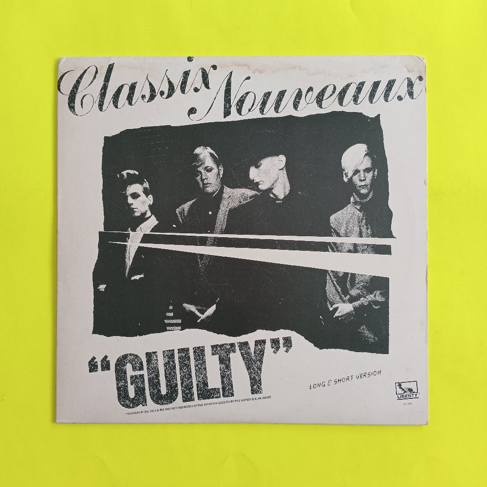 Classix Nouveaux - Guilty 12" - 1981 - SP-208 - Used - VG++ - Vinyl