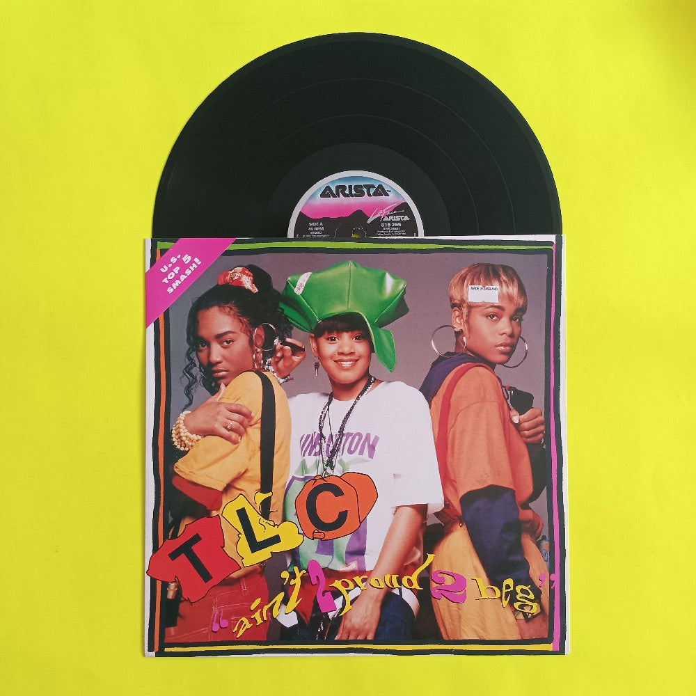 TLC - Ain't 2 Proud 2 Beg 12" UK - 1992 - 615 265 - Used - VG++ - Vinyl