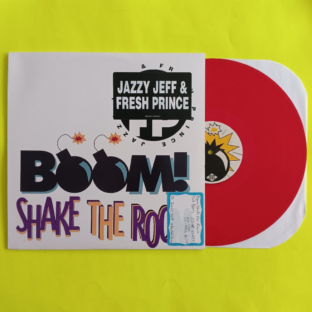 DJ Jazzy Jeff & The Fresh Prince - Boom! Shake The Room RED 12" - 1993 - JDAC-42107-1 - Used - VG++ - Vinyl