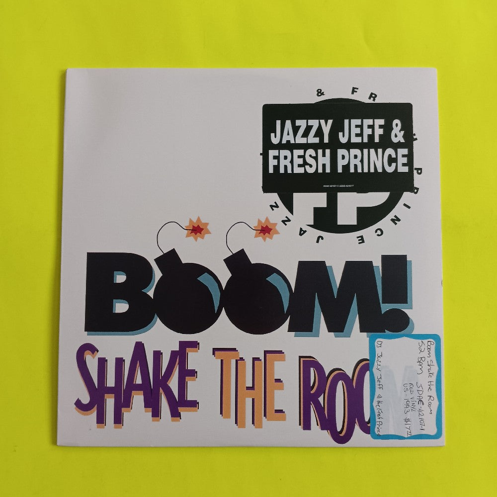 DJ Jazzy Jeff & The Fresh Prince - Boom! Shake The Room RED 12" - 1993 - JDAC-42107-1 - Used - VG++ - Vinyl