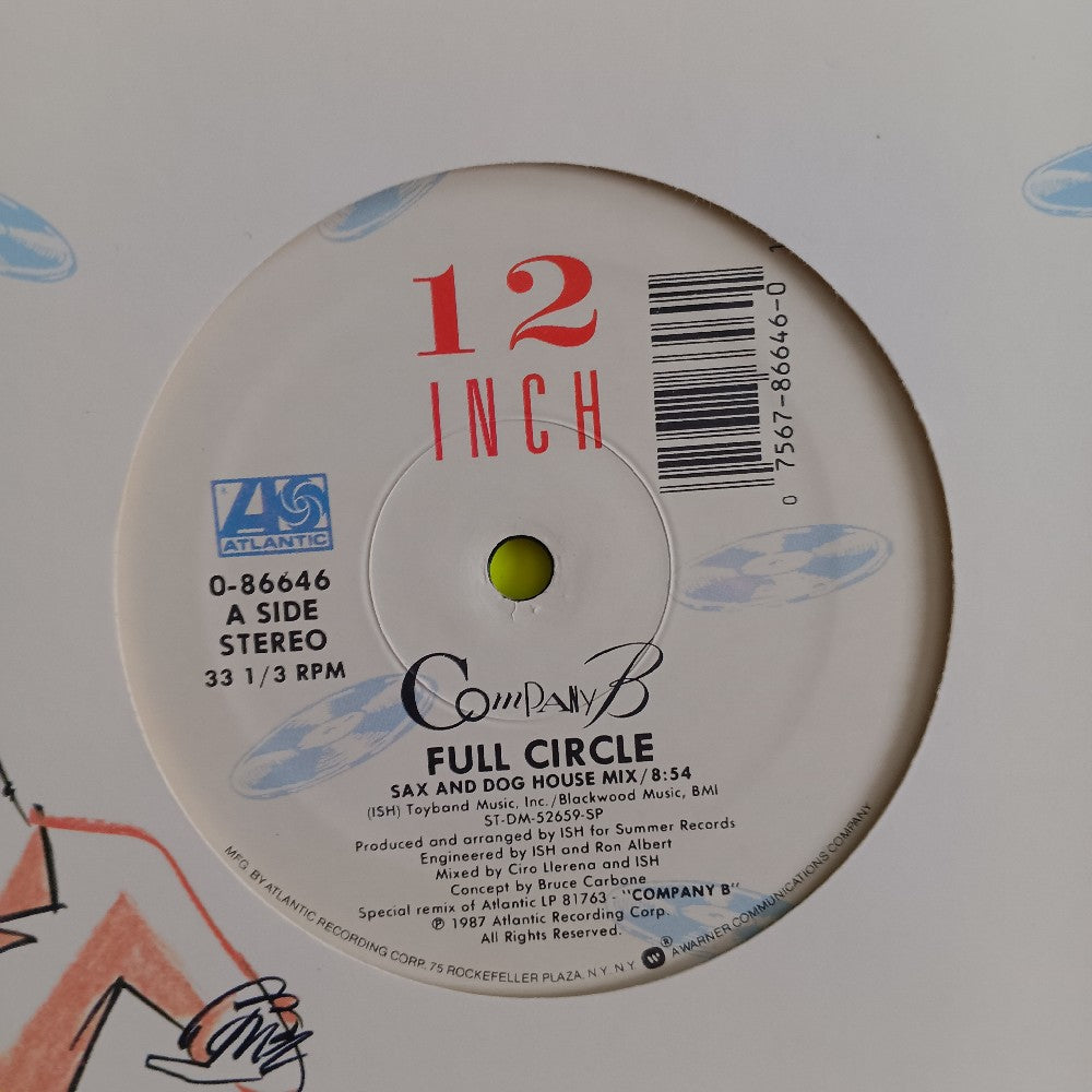 Company B - Full Circle 12" - 1987 - 0-86646 - Used - VG++ - Vinyl