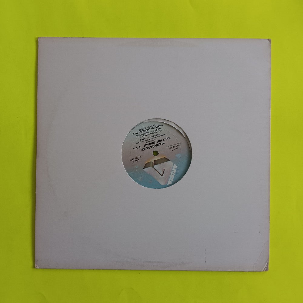 Madagascar - Baby Not Tonight 12" PROMO - 1981 - SP 112 - Used - VG++ - Vinyl