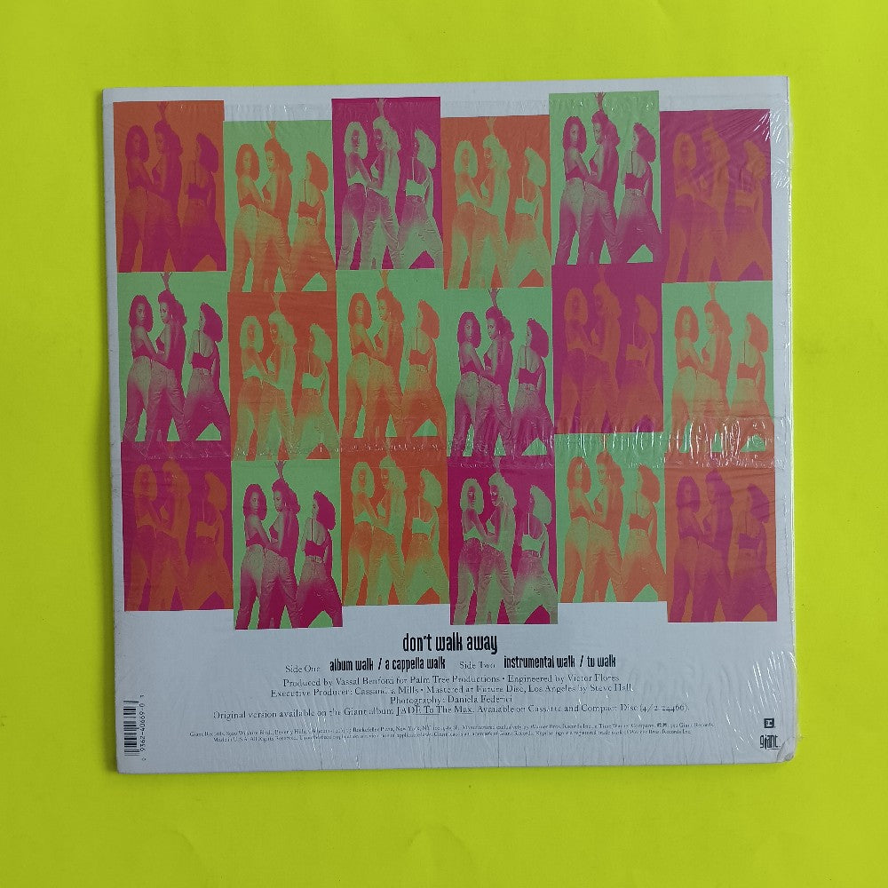 Jade - Don't Walk Away 12" - 1992 - 0-40669 - Used - EX - Vinyl