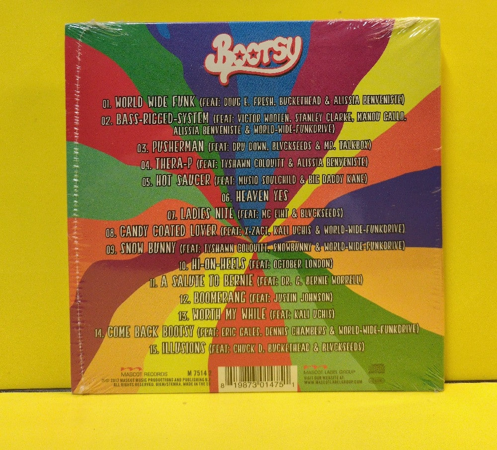 Bootsy Collins - World Wide Funk - 2017 - M 7514 2 - New - Sealed - CDs